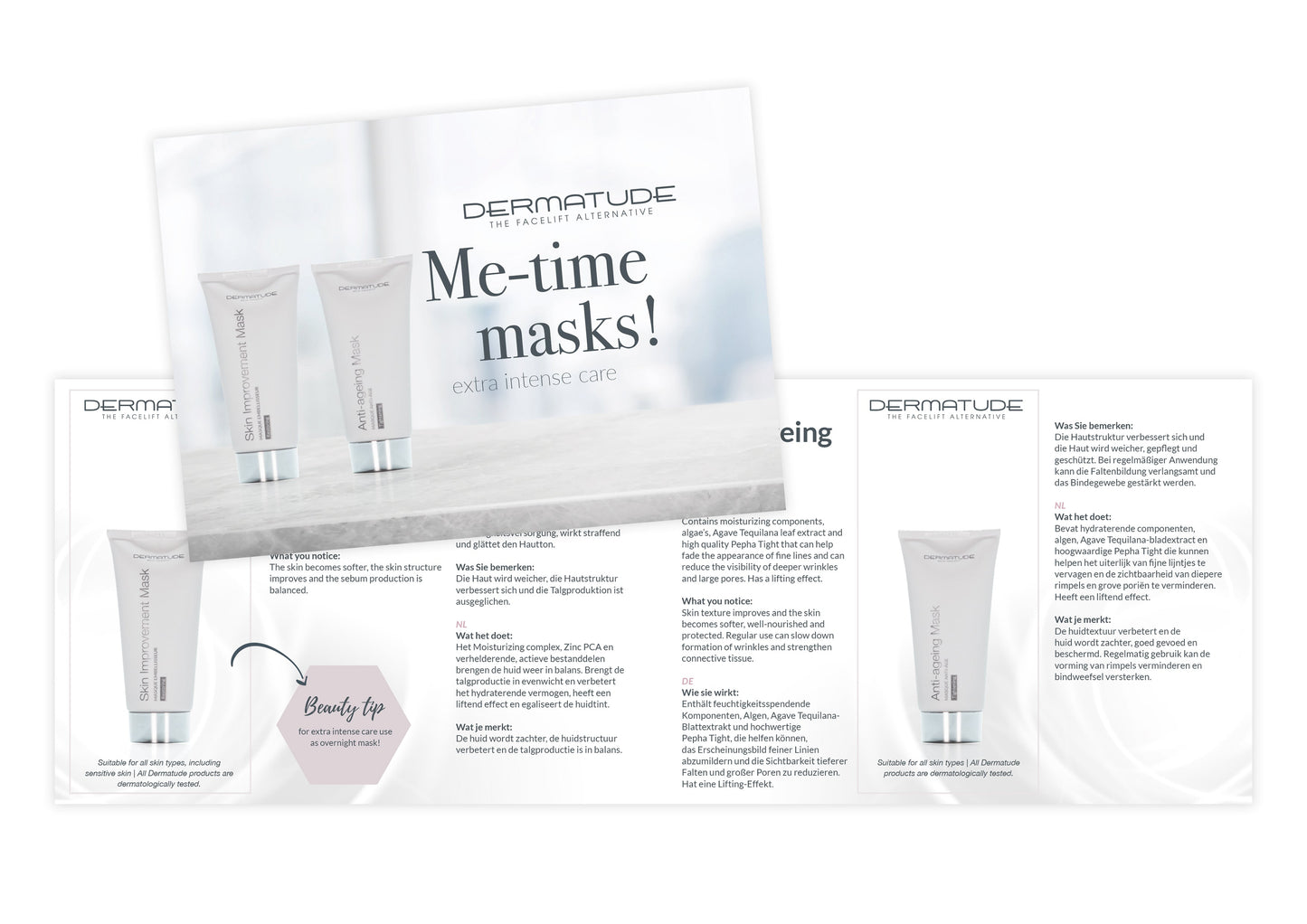 Dermatude Sample Card Mask (Qty 25)