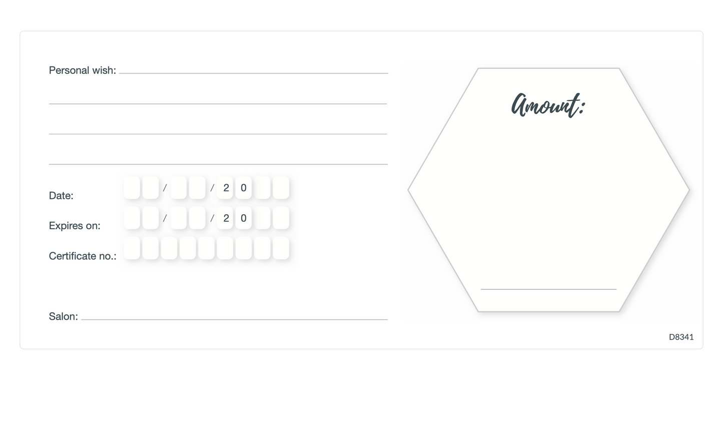 Dermatude Gift Voucher (Qty 25)