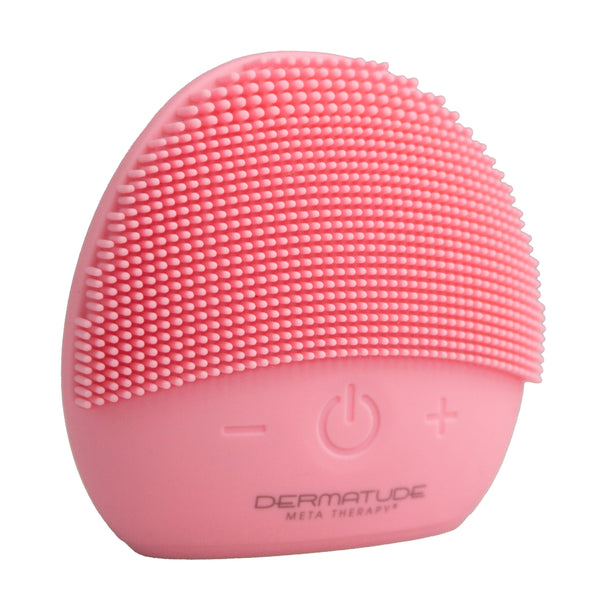 Pink electronic face cleaner. Gentle facia cleanser brush.