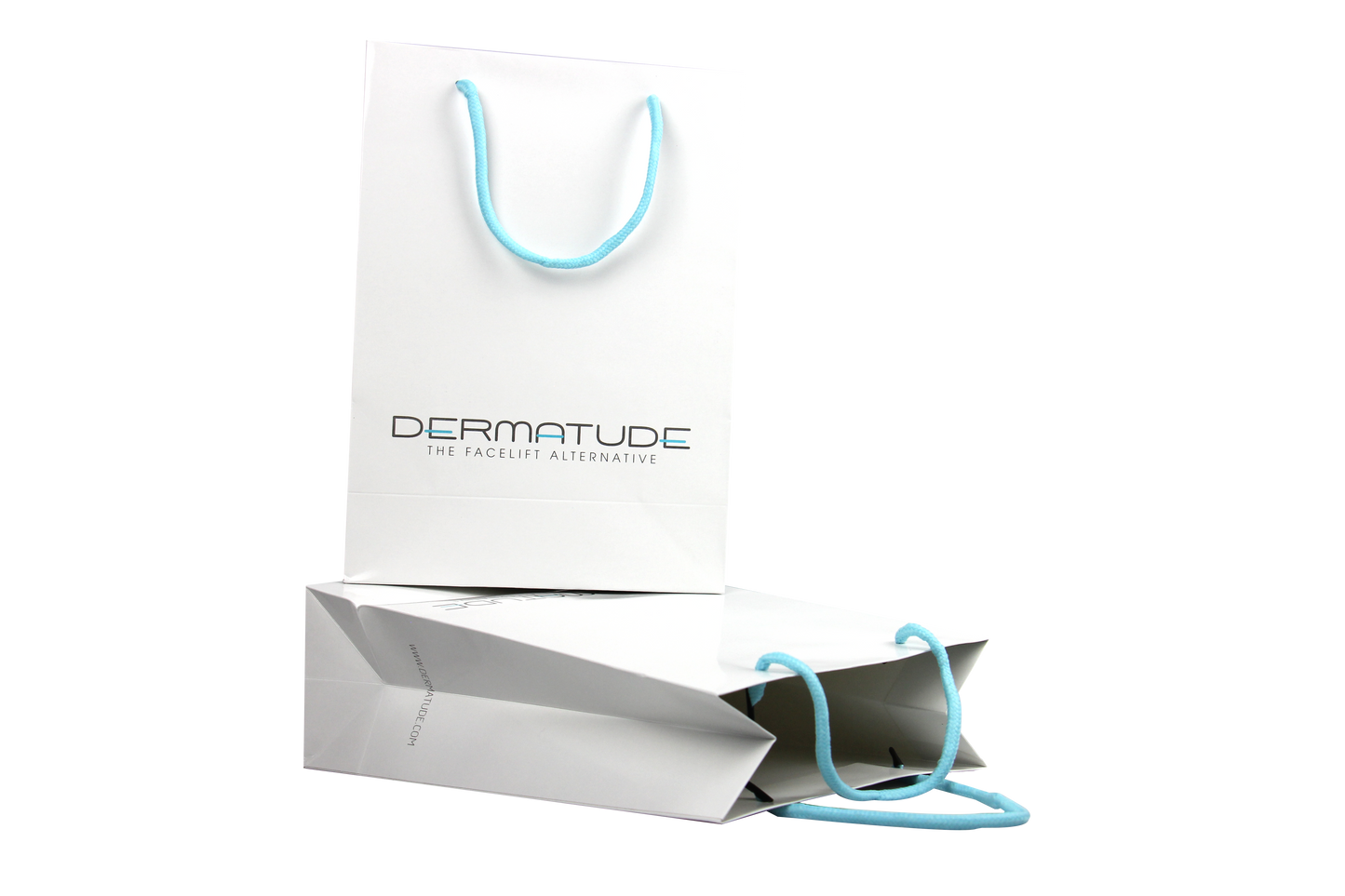 Dermatude Shopping Bag / White with Logo (5pcs)