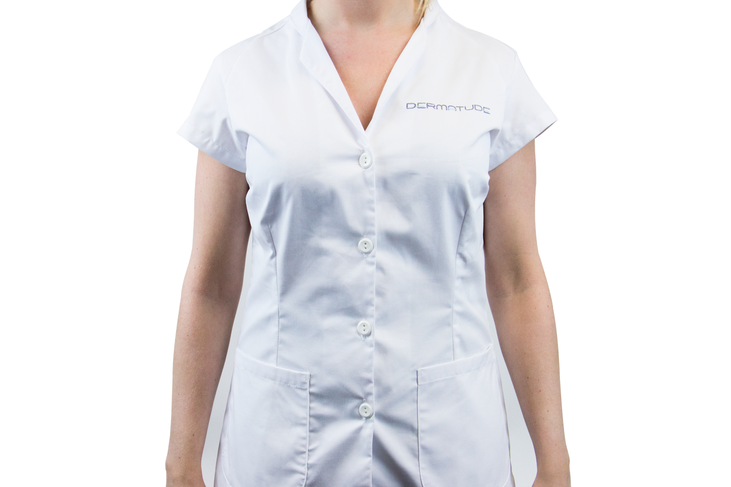 Dermatude Uniform Large / White with Logo