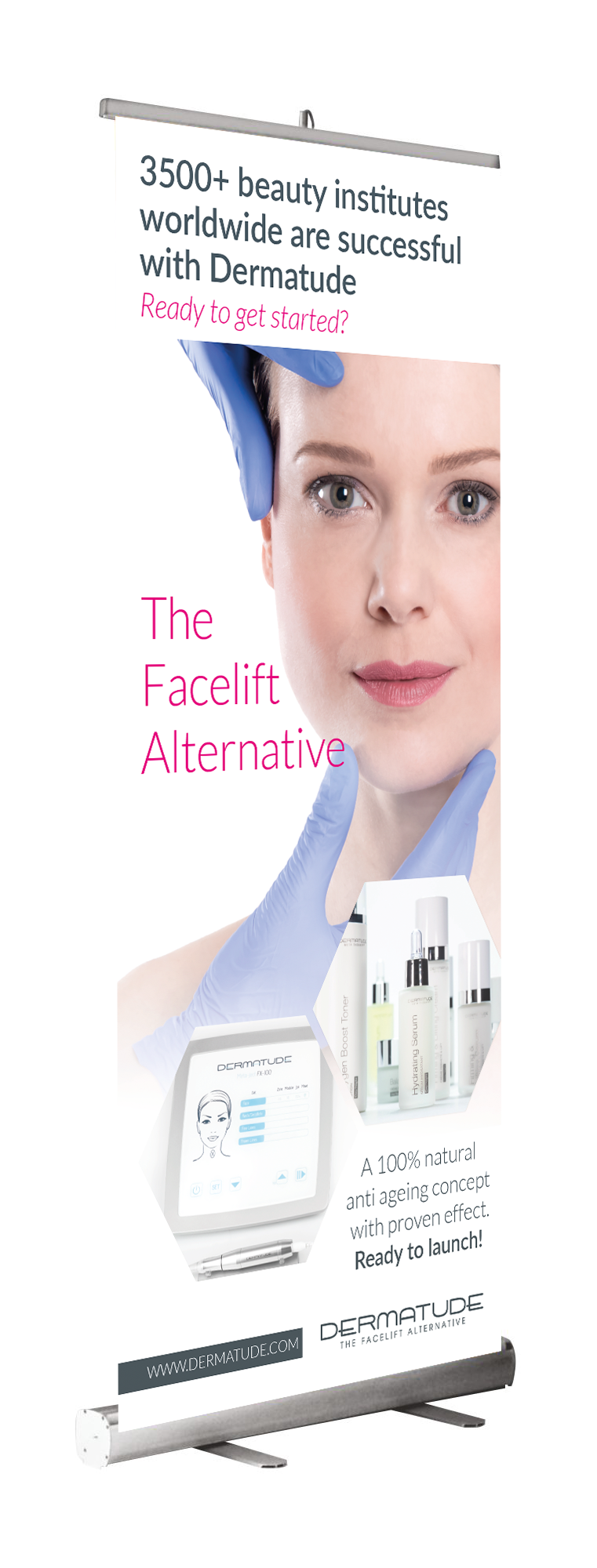 Dermatude Roll Up Banners