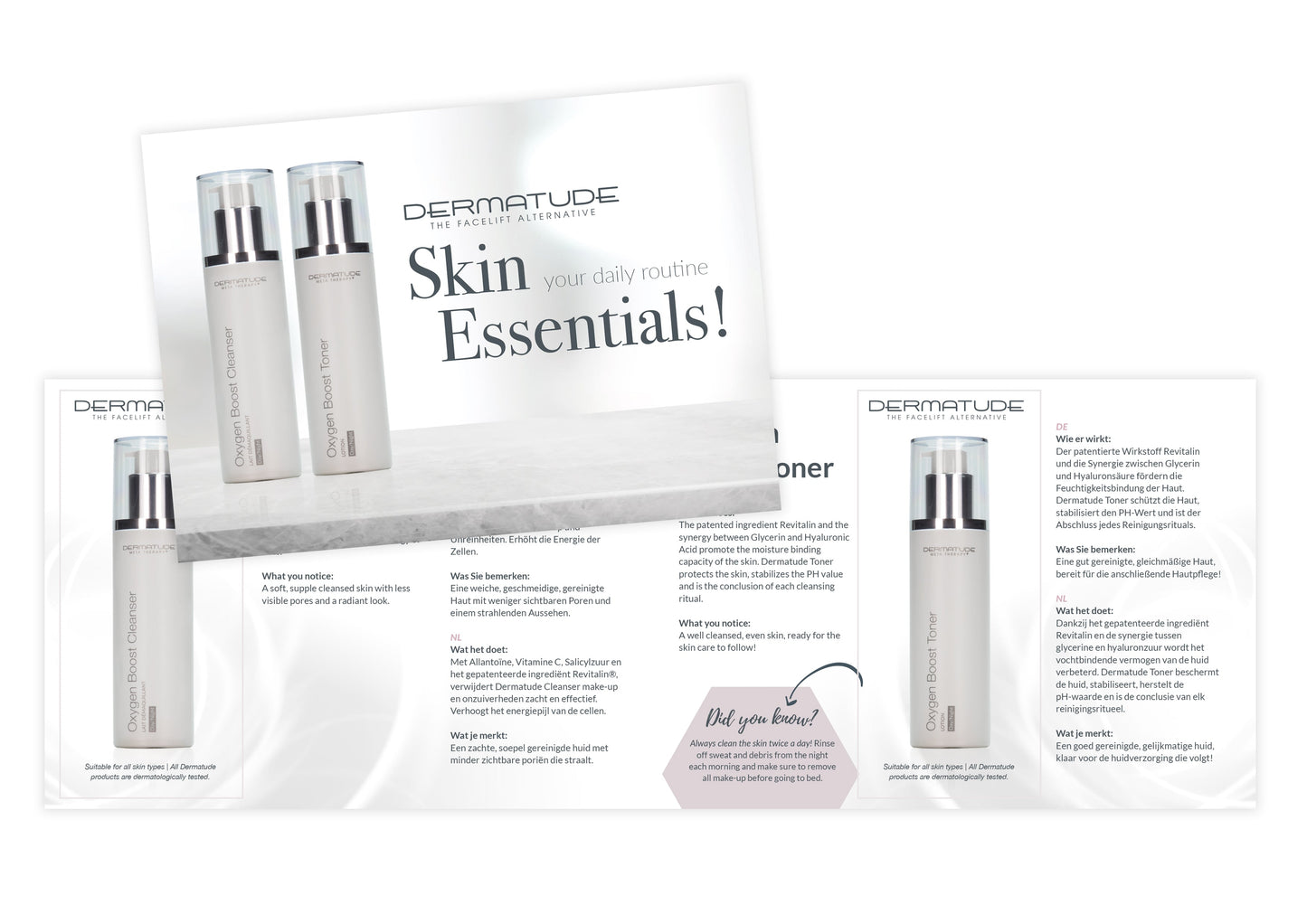Dermatude Sample Card Cleansing (Qty 25)