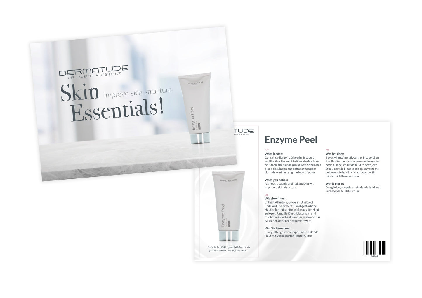 Dermatude Sample Card Enzyme Peel (Qty 25)