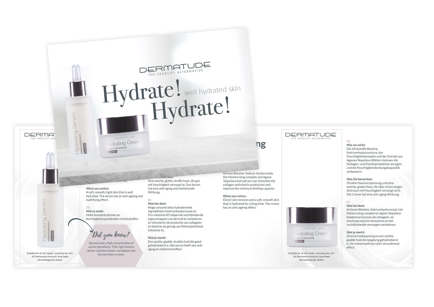 Dermatude Sample Card Hydrating (Qty 25)