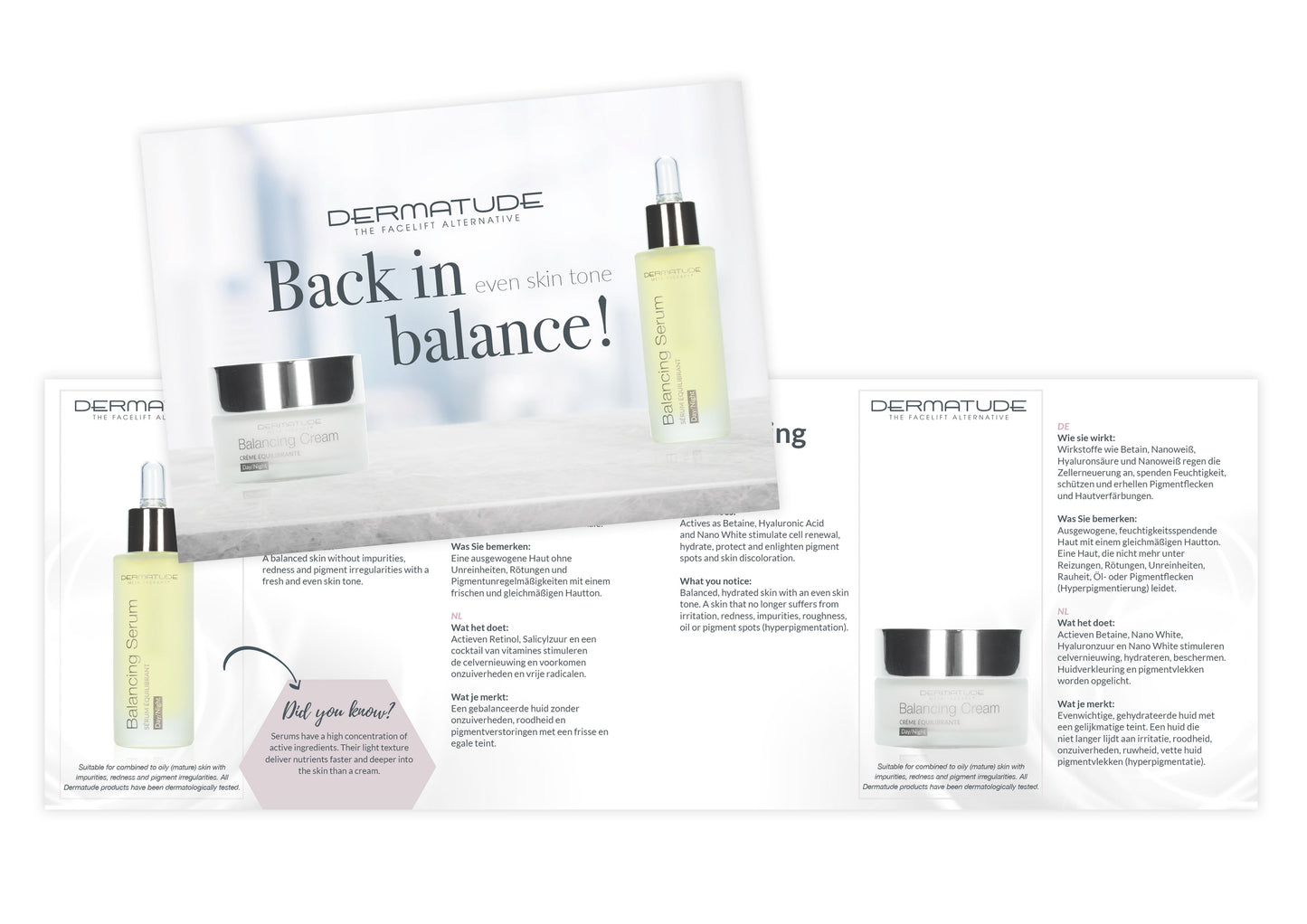 Dermatude Sample Card Balancing (Qty 25)